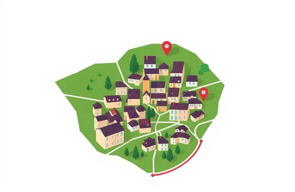 Carte du secteur d'intervention autour de Villeneuve-Tolosane (31270)